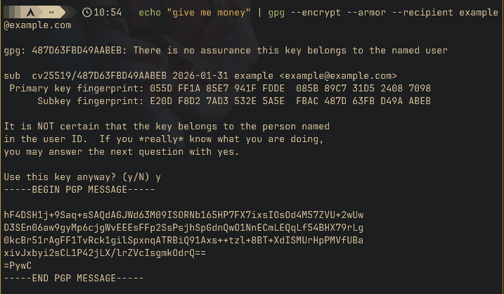 Encrypting plain text